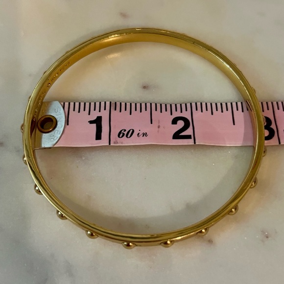 Kate Spade Gold Tone Stud Bangle - Picture 6 of 8